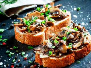 طرز تهیه ترتیلای قارچ پیش غذای رژیمی و شیک