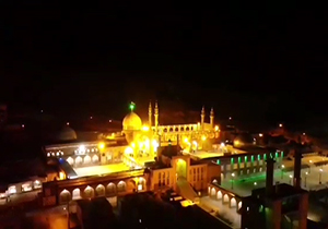 حال و هوای امامزاده سلطانعلی مشهد اردهال در ایام نوروز + فیلم