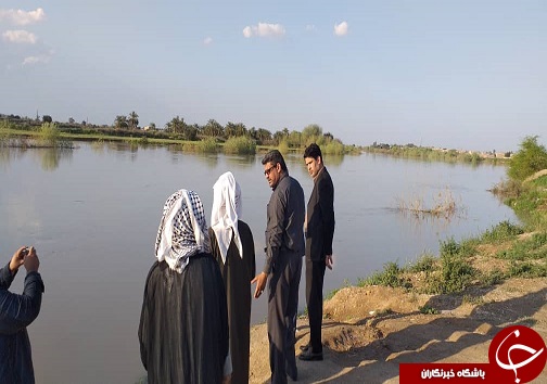 بازدید سرپرست فرمانداری حمیدیه از سیل بندها