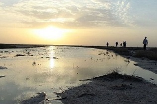 تامین آب تالاب گاوخونی با سیلابهای اخیر