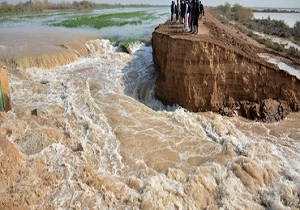 کاهش خطر سیلاب در رفیع با رهاسازی آب از رودخانه نیسان به هورالعظیم
