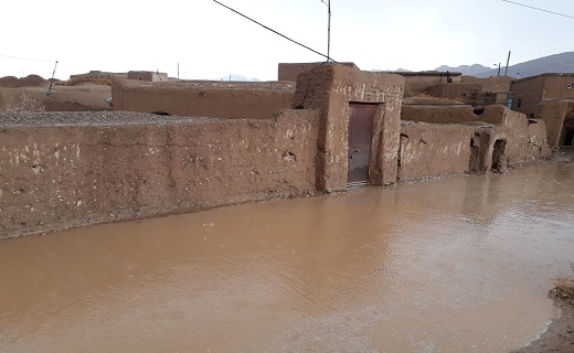 ایجاد روان آب وسیلاب در زیرکوه و سربیشه