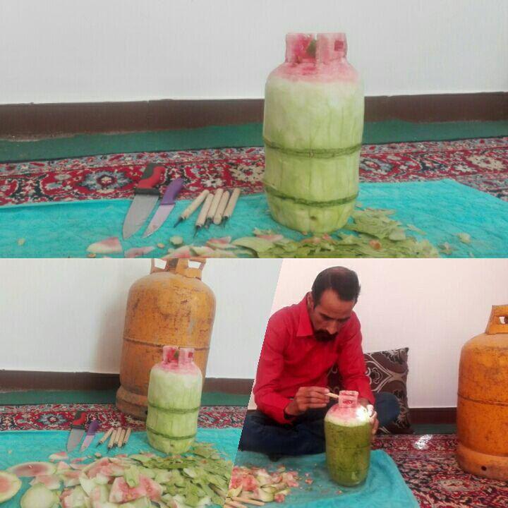 یلدای بدون گاز؛ انتقاد یلدایی یک هنرمند به نبود کپسول گاز در سیستان و بلوچستان