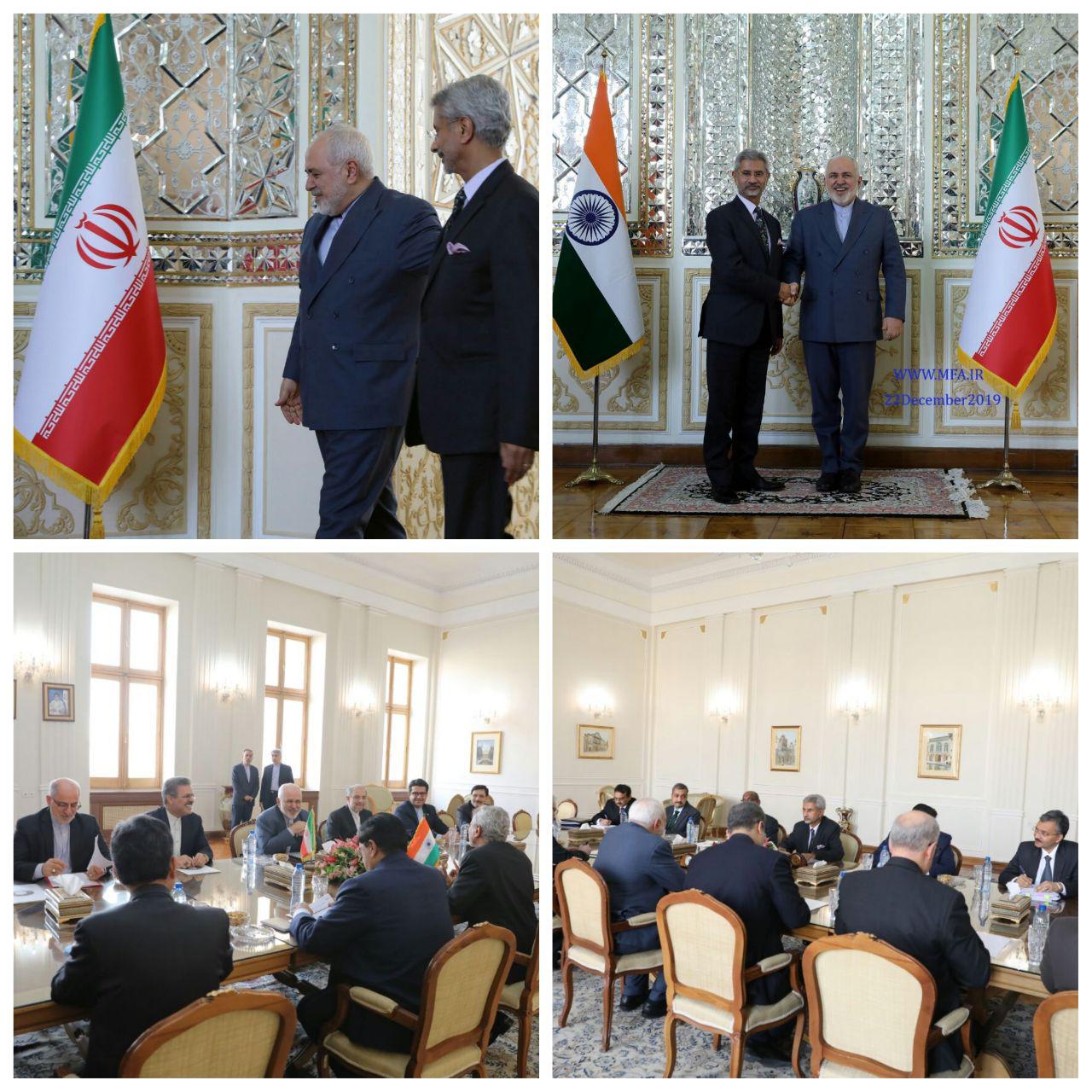 رایزنی وزیر خارجه هند با ظریف