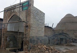 مرمت آب انبار روستای بیهود شهرستان قاین