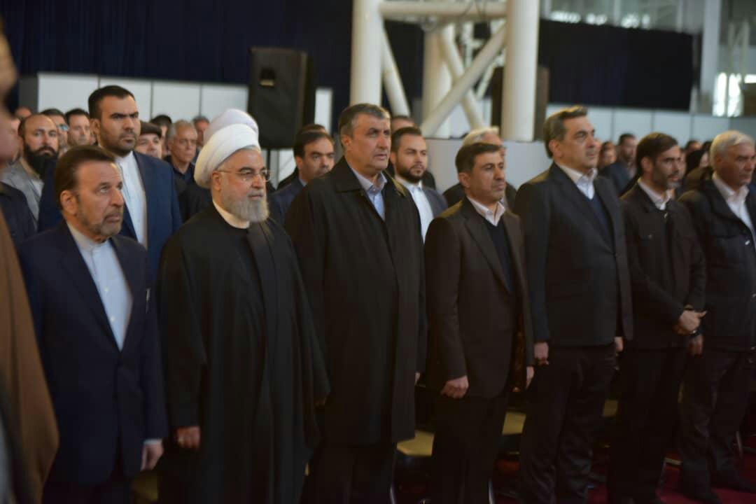 قطار برقی کرج-هشتگرد با حضور رئیس جمهور افتتاح شد