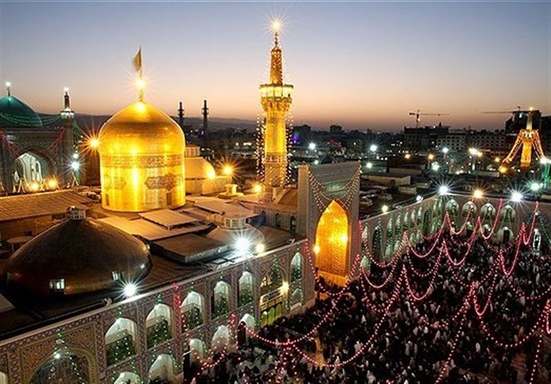 جشن میلاد حضرت زینب (س) در حرم مطهر رضوی برگزار شد