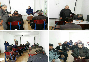 برگزاری آزمون پایانی دو دوره مهارتی تربیت کارگر ماهر بهداشت دام و جایگاه
