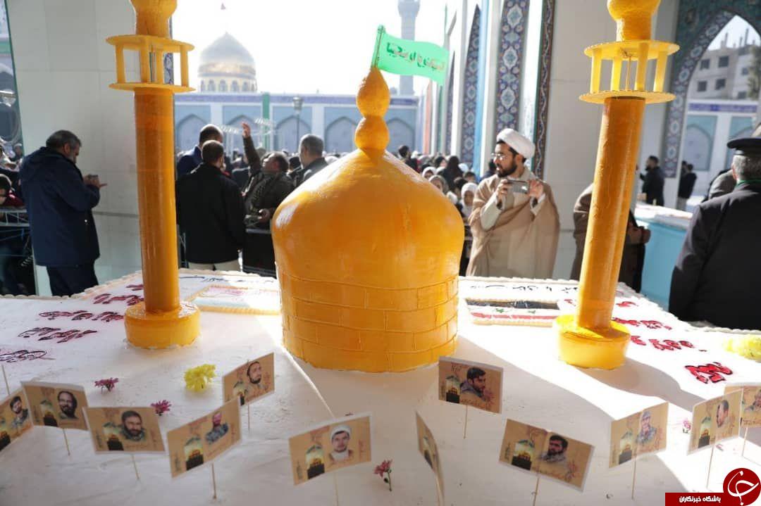 مراسم سالروز ولادت حضرت زینب (س) در حرم مطهر ایشان برگزار شد