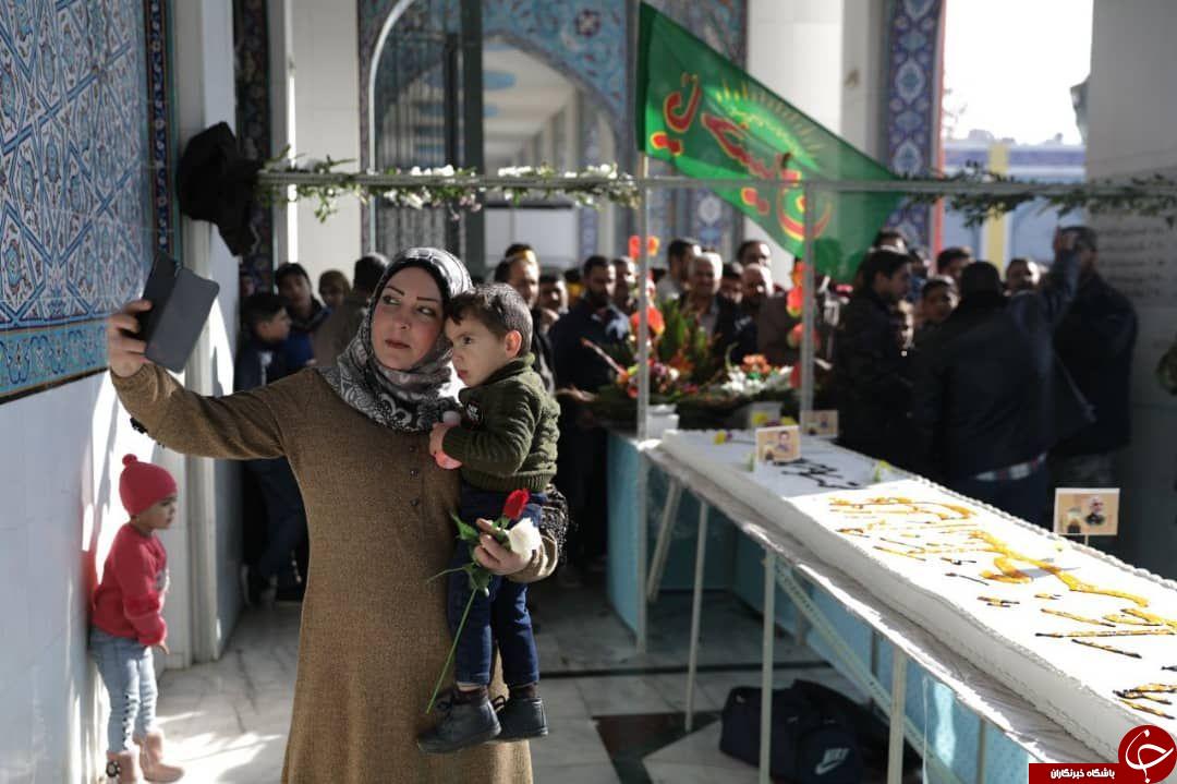 مراسم سالروز ولادت حضرت زینب (س) در حرم مطهر ایشان برگزار شد