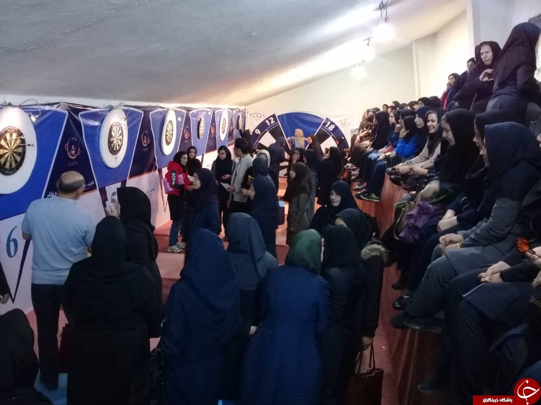 پایان مرحله نخست مسابقات دارت بانوان در کرمان