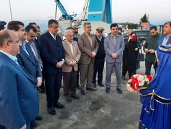 بازدید وزیر راه و شهرسازی از بارانداز خط آهن آستارا &ndash; آستارا
