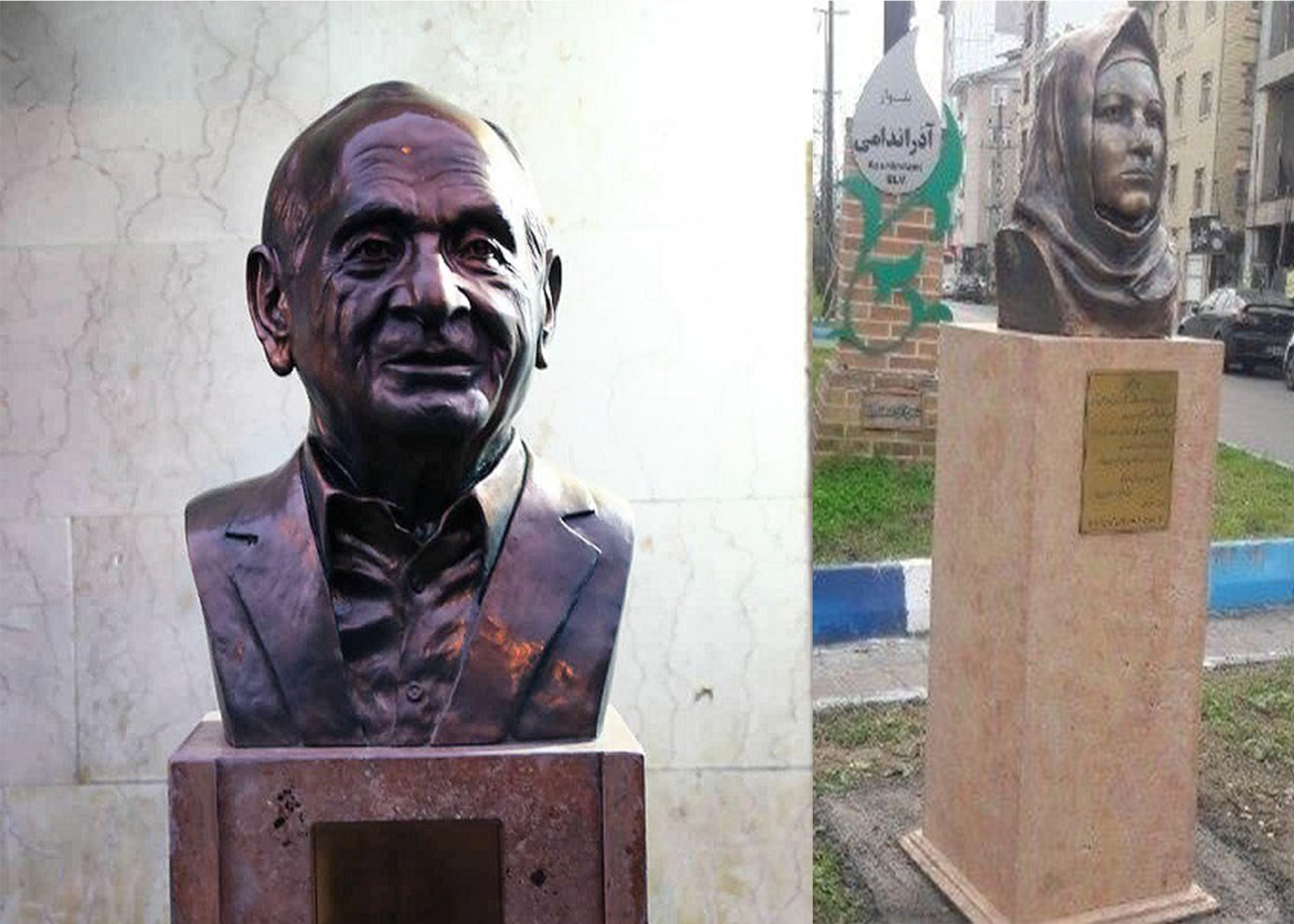 رونمایی از سردیس مخترع واکسن و داروساز گیلانی در رشت