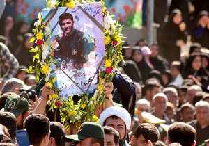 برگزاری آئین چهلمین روز شهادت  شهید مرادی در باغملک