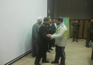 تجلیل از سربازان نمونه نیروی انتظامی قزوین 
