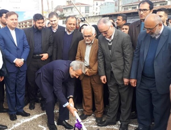 کلنگ ساخت مجتمع آموزشی در رشت با حضور نوبخت