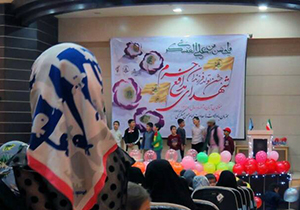 جشن تولد فرزندان شهدای مدافع حرم و امنیت شیراز برگزار شد