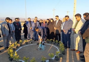 کلنگ زنی بوستان بانوان در مهرگان