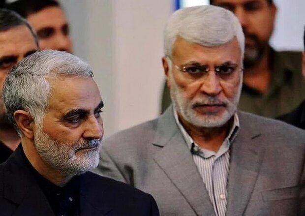 ارادت ابومهدی المهندس به سردار سلیمانی قبل از شهادت + فیلم