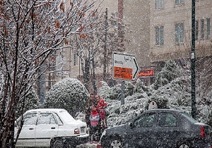 بارش باران و برف میهمان استان قزوین