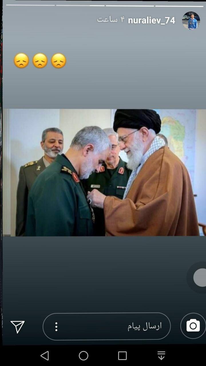 تسلیت جامعه ورزش در پی شهادت سردار قاسم سلیمانی