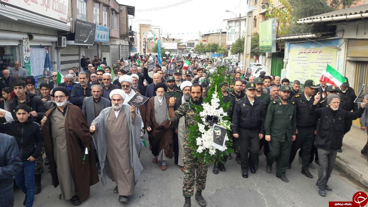 راهپیمایی مردم دیار علویان در محکومیت شهادت سردار سلیمانی + تصاویر