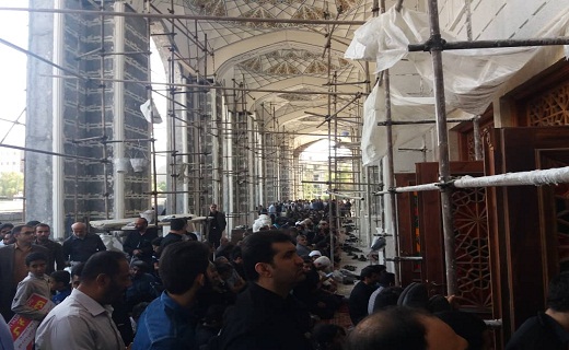راهپیمایی انزجار از استکبار در مسجد جامع شهر بندرعباس