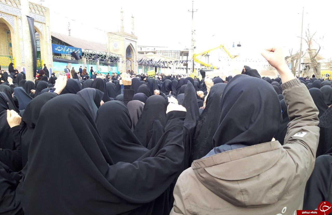 راهپیمایی گسترده  کرمانشاهیان در پی شهادت سردار حاج قاسم سلیمانی