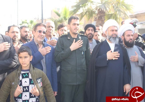 راهپیمایی محکومیت شهادت سردار سلیمانی در سوسنگرد برگزار شد