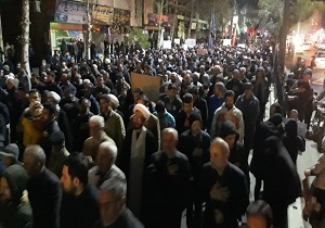 عزاداری مردم قزوین در سوگ شهادت حاج قاسم سلیمانی + تصاویر