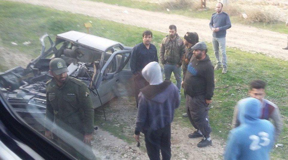 سه زخمی در برخورد قطار با خودرو
