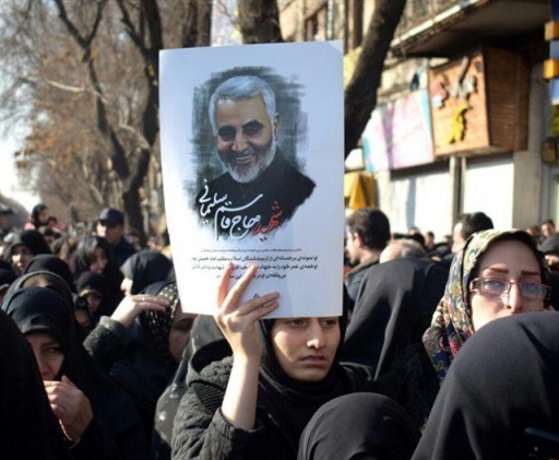 تجمع دانشگاهیان تبریز در محکومیت ترور ناجوانمردانه سپهبد سلیمانی