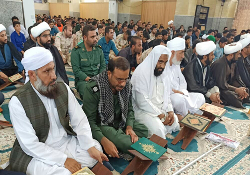 حضور علمای سنی در مراسم گرامیداشت سردار شهید سلیمانی
