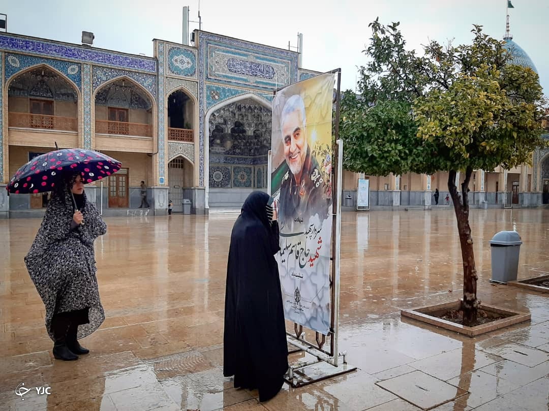 شاهچراغ در سوگ شهادت سردار قلب&zwnj;ها