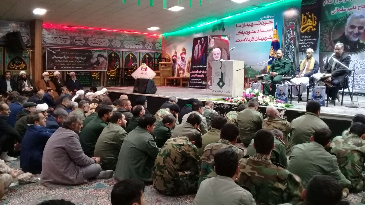 برگزاری مراسم یادبود سپهبد شهید سردار سلیمانی در شهرستان های مشهد
