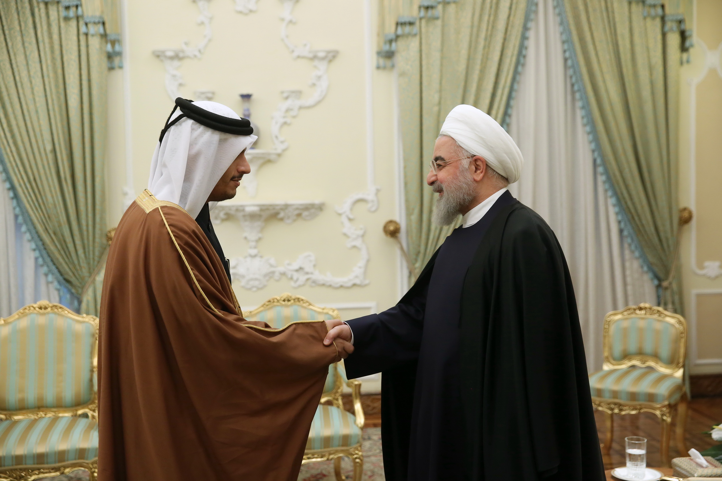 وزیر امور خارجه قطر با روحانی دیدار کرد