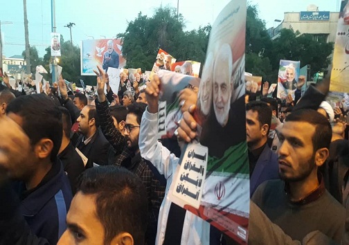 چشمان اشکبار اهوازی&zwnj;ها به راه سردار حاج قاسم