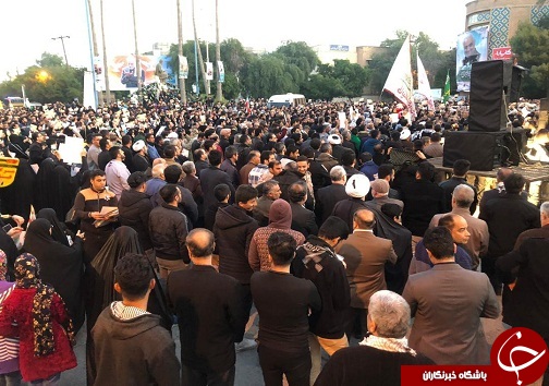 چشمان اشکبار اهوازی&zwnj;ها به راه سردار حاج قاسم