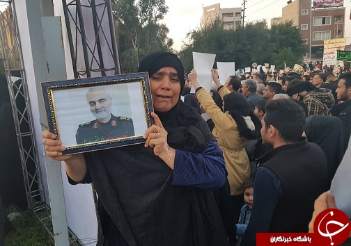 چشمان اشکبار اهوازی&zwnj;ها به راه سردار حاج قاسم