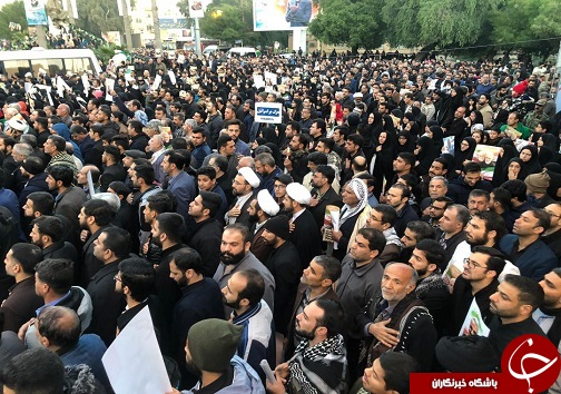 چشمان اشکبار اهوازی&zwnj;ها به راه سردار حاج قاسم
