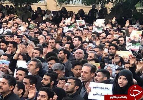 برپایی دسته&zwnj;های عزاداری در مسیر تشییع سردار سلیمانی