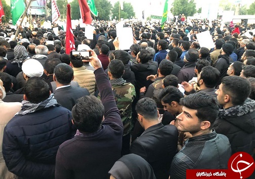 برپایی دسته&zwnj;های عزاداری در مسیر تشییع سردار سلیمانی