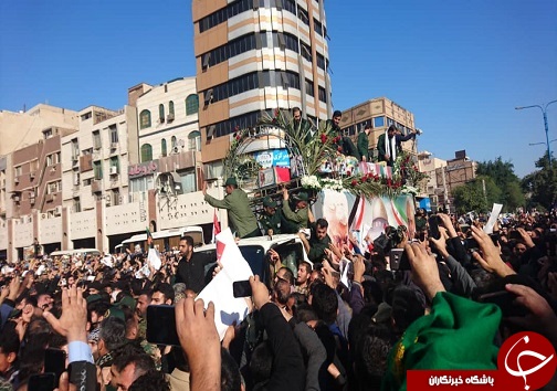 مراسم تشییع پیکر سردار سلیمانی در اهواز برگزار شد