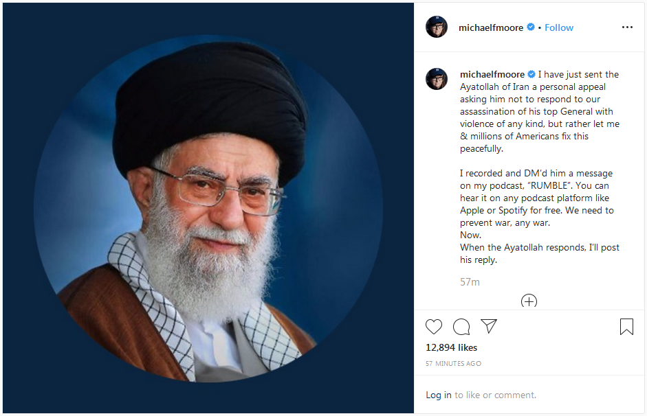 درخواست کارگردان مشهور آمریکایی از رهبر انقلاب