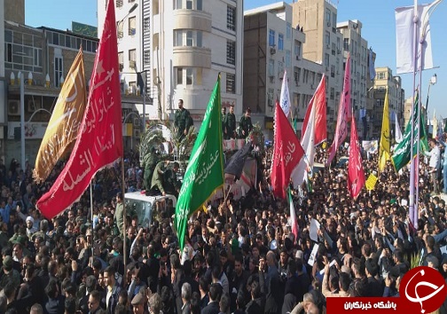 مراسم تشییع پیکر سردار سلیمانی در اهواز برگزار شد
