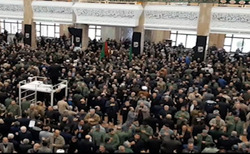 مراسم سوگواری شهادت سردار سلیمانی در گرگان + فیلم