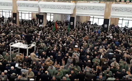 مراسم سوگواری شهادت سردار سلیمانی در گرگان + فیلم