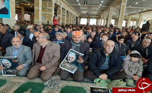 سوگواری مردم لرستان در گرامیداشت  سردار دلها