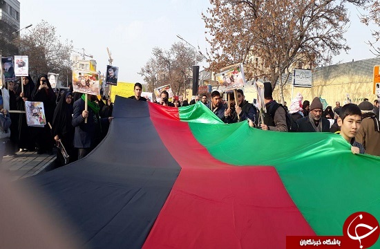 تصاویر: حضور چشمگیر مهاجرین افغانستانی مقیم مشهد در مراسم تشییع پیکر مطهر &laquo;سردار سلیمانی&raquo;