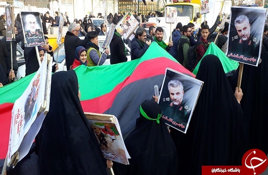 تصاویر: حضور چشمگیر مهاجرین افغانستانی مقیم مشهد در مراسم تشییع پیکر مطهر &laquo;سردار سلیمانی&raquo;